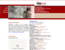 Tablet Screenshot of firesafeassociates.com